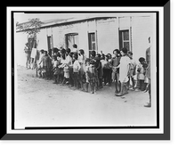 Greek and Armenian refugee children in barracks near Athens. Greece received 1,000,000 refugees or one to each family of the country, Antique Wall Art