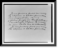 Black & White Photo - Copy of three pages of handwritten text for poem