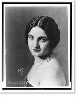 Josephine Lucchese, colorature soprano.Alfred's, L.A, Vintage Poster