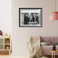 President Hoover in the presence of leaders in Congress signing the Farm Relief Bill, Antique Wall Art