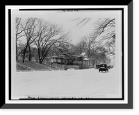 The inaugural stands at the White House, not a pleasant outlook with the inaugural date only a week ahead, Antique Poster