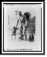 Historic Framed Print, The White House dogs King Tut, Whoopie, and Englehurst Gillette,  17-7/8" x 21-7/8"