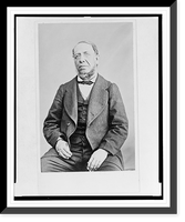 Historic Framed Print, [Jose Maria Lacunza, half-length portrait, seated, facing front],  17-7/8" x 21-7/8"