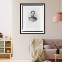 Luis G. Osollo, bust portrait, facing front Classic, Historic Print