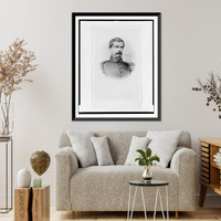 Luis G. Osollo, bust portrait, facing front Classic, Historic Print