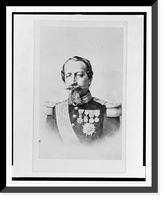 Historic Framed Print, [Napoleon III, head-and-shoulders portrait, facing front],  17-7/8" x 21-7/8"