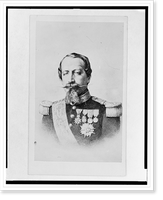 Historic Framed Print, [Napoleon III, head-and-shoulders portrait, facing front],  17-7/8" x 21-7/8"