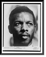 Jazz musician Ornette Coleman, bust portrait, facing front, Vintage Print