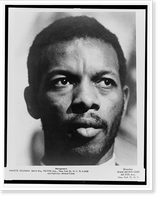 Jazz musician Ornette Coleman, bust portrait, facing front, Vintage Print