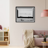 Vintage Americana Print - Fargo-Moorhead cultural center bridge.1978
