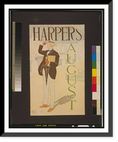 Harpers August. Edward Penfield, Historic Print