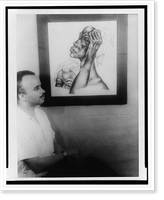 Portrait of Eldzier Cortor - 2, Antique Poster
