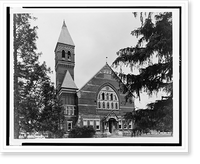 Historic Framed Print, Otsego County Court House, Cooperstown, New York,  17-7/8" x 21-7/8"