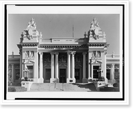 Historic Framed Print, Riverside County Court House, Riverside, California,  17-7/8" x 21-7/8"