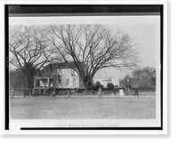 Home sweet home being moved to its permanent location, passing the south grounds of the White House, Historic Reproduction