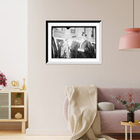 Historic Framed Print, Columbia Univ. commencement, Rev. Dr. McQuees, Dean van Amringe, New York,  17-7/8" x 21-7/8"