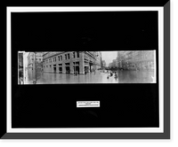 Fifth & Liberty Sts. flood of 1907, Vintage Wall Art