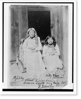 Oldest living Indian woman age 110 and niece 70.B. Danihy, Antique Print