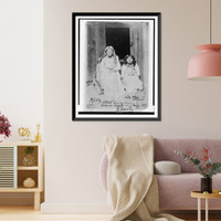 Oldest living Indian woman age 110 and niece 70.B. Danihy, Antique Print