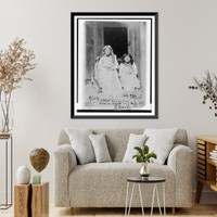 Oldest living Indian woman age 110 and niece 70.B. Danihy, Antique Print