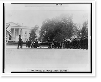 Reviewing liberty bond parade, April 27 1918, Vintage Wall Art