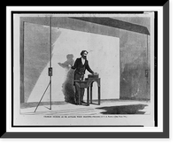 Charles Dickens as he appears when reading.sketched by C.A. Barry, Antique Poster