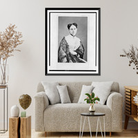 Historic Framed Print, [Half-length portrait of a woman, seated, facing front] - 2,  17-7/8" x 21-7/8"