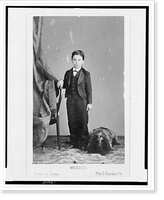 Historic Framed Print, [Boy wearing suit, full-length portrait, standing, facing front],  17-7/8" x 21-7/8"