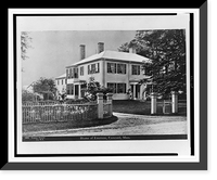 Home of Emerson, Concord, Mass..Cosmos Pictures Co., N.Y, Historic Print