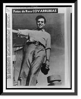 Miguel Covarrubias, three-quarter length portrait, standing on ship, facing front.fotos de Rosa Covarrubias, Vintage Print