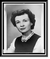 Historic Framed Print, [Iris F. Blitch, head-and-shoulders portrait, facing front],  17-7/8" x 21-7/8"