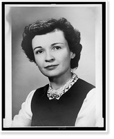 Historic Framed Print, [Iris F. Blitch, head-and-shoulders portrait, facing front],  17-7/8" x 21-7/8"