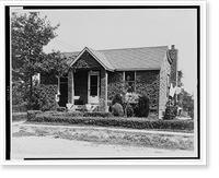House owned by Mrs. Edward Cooney at Rita Place, Copeague, L. I..World-Telegram photo, Antique Poster