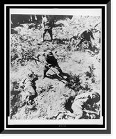 To insure perfect safety, the victims are bound by the hand, Vintage Print