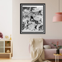 To insure perfect safety, the victims are bound by the hand, Vintage Print