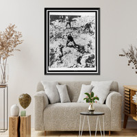 To insure perfect safety, the victims are bound by the hand, Vintage Print