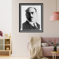 Rudolf Hilderding, head-and-shoulders portrait, facing front Classic, Historic Reproduction