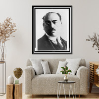 Rudolf Hilderding, head-and-shoulders portrait, facing front Classic, Historic Reproduction