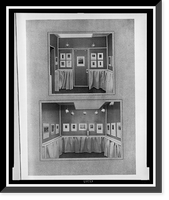 The little galleries of the Photo-Secession, two interior views of exhibit, Vintage Wall Art