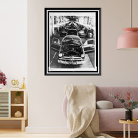 Historic Framed Print, Ford assembly line deserted,  17-7/8" x 21-7/8"