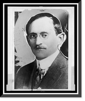 Abraham Brill, head-and-shoulders portrait, facing front, Vintage Print