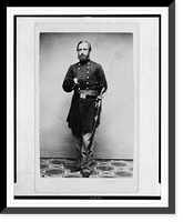 Historic Framed Print, [Major Sidney Coolidge, U.S.A., in uniform, full-length portrait, facing front],  17-7/8" x 21-7/8"