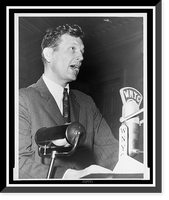 Congressman John V. Lindsay speaking at Board of Estimate meeting at City Hall on expressway.World Telegram & Sun photo by Fred Palumbo, Historic Reproduction