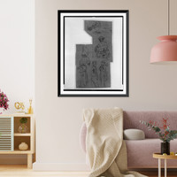 Seven sketches of soldiers and how they carry their packs, Vintage Wall Art
