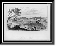 Historic Framed Print, [Hell Gate channel on the East River, New York City, New York, ca. 1775].S. Hollyer.,  17-7/8" x 21-7/8"