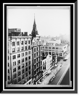 Aerial view of the Sun Building, between 13th and 14th Streets NW, Washington, D.C, Antique Wall Art
