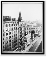 Aerial view of the Sun Building, between 13th and 14th Streets NW, Washington, D.C, Antique Wall Art