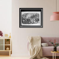 The battle of Rich mountain, Virginia, July 13, 1861.Hennessy del, Vintage Wall Art