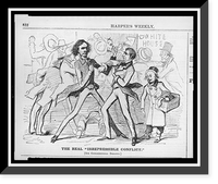 Historic Framed Print, The real irrepressible conflict". [See Congressional debates]",  17-7/8" x 21-7/8"