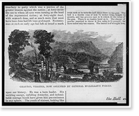 Grafton, Virginia, now occupied by General McClellan's forces Classic, Vintage Poster